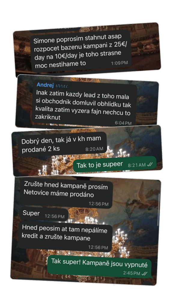 WhatsApp recenze od klientů
